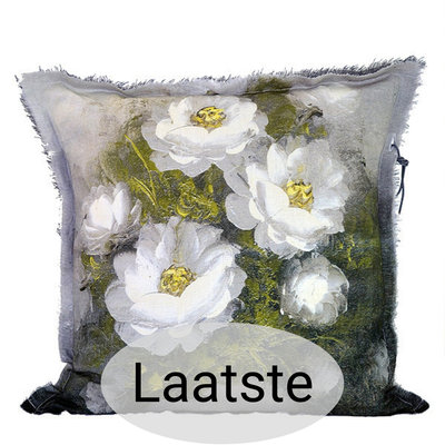 Stapelgoed - Kussen Pallet / Grijze bloem