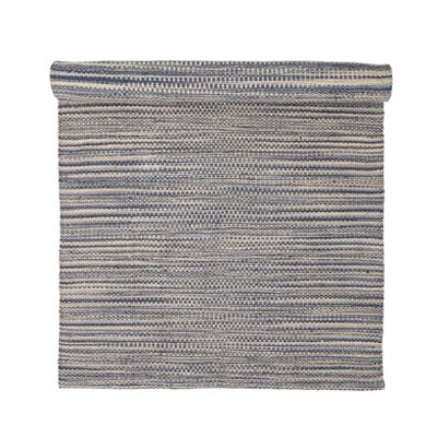 Bloomingville - Vloerkleed Blauw jute 200x80