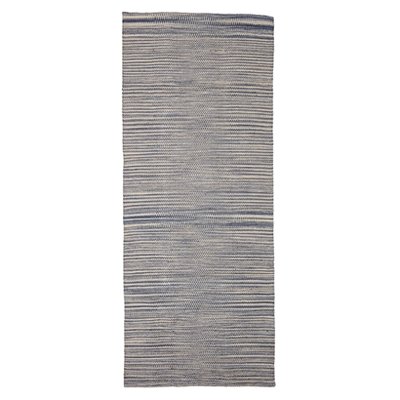 Bloomingville - Vloerkleed Blauw jute 200x80
