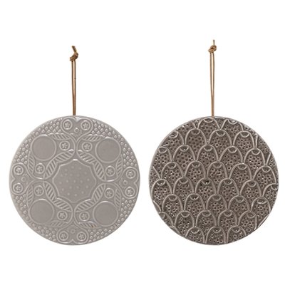 Bloomingville - Deco bordje licht grijs