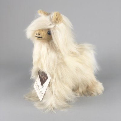 Inkari - Alpaca zachte knuffel Suri sahara Small