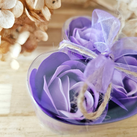 DistelRoos - Zeepbloemen Lavender, set van 3