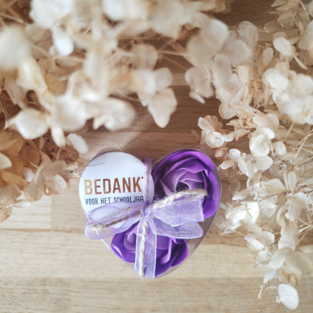 DistelRoos - Zeepbloemen Lavender, set van 3