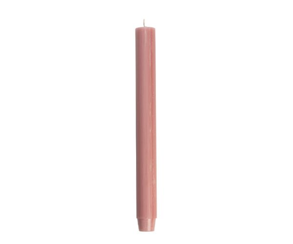 Rustik Lys - Dinerkaars 2,6 x 30 cm Staub rosa - Rustik Lys - Dinerkaars 2,6 x 30 cm Staub rosa -