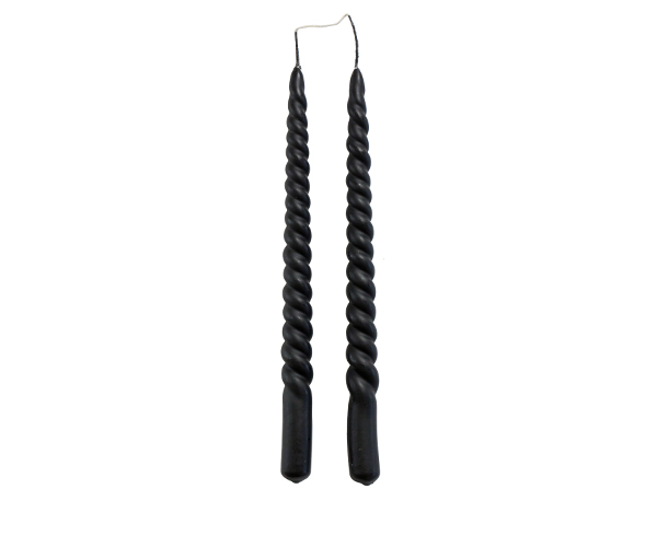 Rustik Lys - Dinerkaars Swirl Zwart - Rustik Lys - Dinerkaars Swirl Zwart -